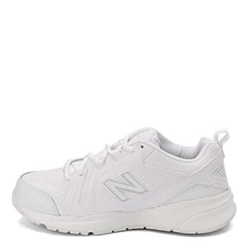 New Balance Men's 608 V5 Casual Comfort Cross Trainer, White/White, 18 Wide