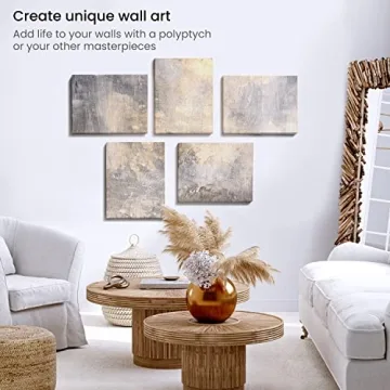 ARTEZA Stretched Canvas for Oil, Acrylic & Gouache Paints