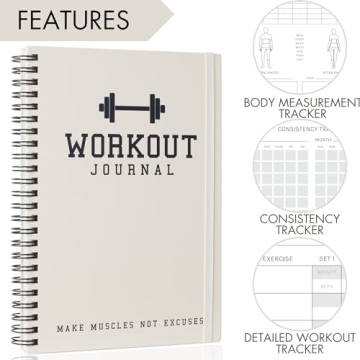 Ultimate Workout Log Book for Fitness Goals & Progress Tracking