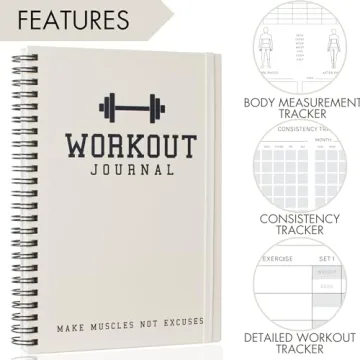 Ultimate Workout Log Book for Fitness Goals & Progress Tracking