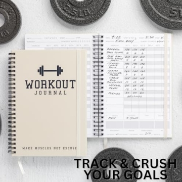 Ultimate Workout Log Book for Fitness Goals & Progress Tracking