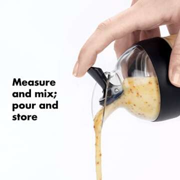 OXO Good Grips Little Salad Dressing Shaker - Black, Small