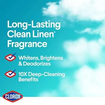 Clorox Splash-Less Bleach, Concentrated, Clean Linen - 40 Oz