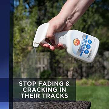 303 Products Aerospace Protectant Spray, UV Protection, Repels Dust, Dirt, & Staining, Matte Finish, Restores Like-New Appearance, Outdoor Cleaning Supplies 10 Fl. Oz.