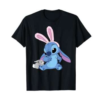 Disney Stitch with Easter Bunny T-Shirt