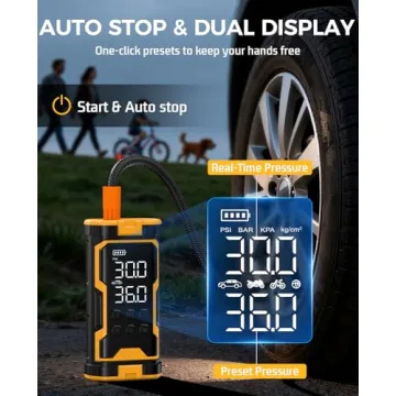 Pumptiva Tire Inflator Cordless Air Compressor 150PSI