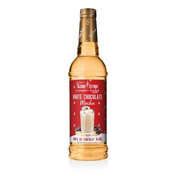 Jordan's Skinny Syrups Holiday Coffee Sugar Free Syrup : Peppermint Bark, Sugar Cookie, and White Chocolate Mocha. One 25.4 fl oz Bottle of Each Flavor
