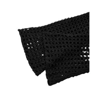 SHENHE Women's Hollow Out Crochet Sweater Top - Chic Cover-Up