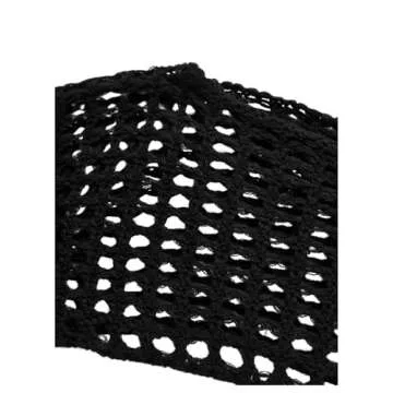 SHENHE Women's Hollow Out Crochet Sweater Top - Chic Cover-Up