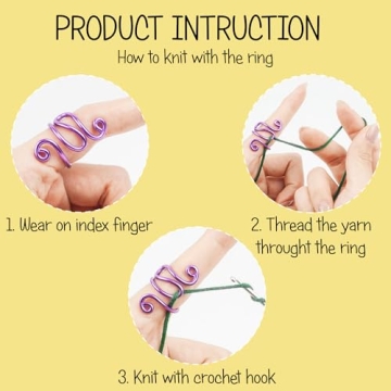 Handmade Crochet Tension Ring – Unique Gifts for Crocheters