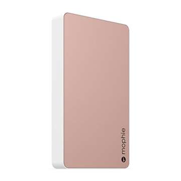 Mophie PowerStation - Universal External Battery - Made for Smartphones and Tablets (6,000mAh) - Rose Gold