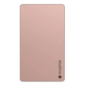 Mophie PowerStation - Universal External Battery - Made for Smartphones and Tablets (6,000mAh) - Rose Gold