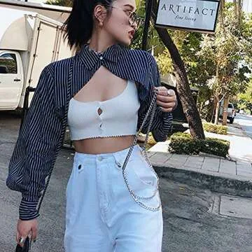 Lainrrew Trousers Chain - Unisex Wallet & Pants Chain for Punk Style