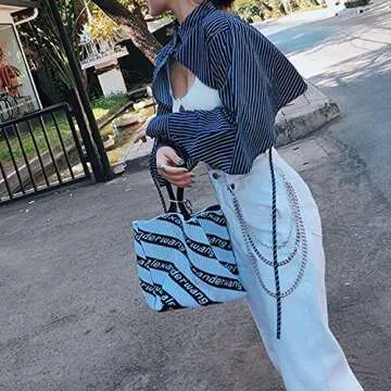 Stylish Lainrrew Trousers Chain for Punk Fashion Lovers