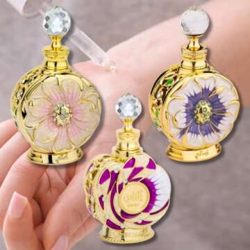 Swiss Arabian Layali,Yulali, & Amaali concentrated perfume oils 15ML (0.5Oz). (ORIENTAL COLLECTION)