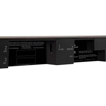 Definitive Technology Studio Slim 3.1 Channel Sound Bar with 7 Speakers and an 8" Wireless Subwoofer - 3.1 Channel 2019 Model | Built-in Chromecast, Bluetooth | HDMI ARC | Dolby Surround and DTS