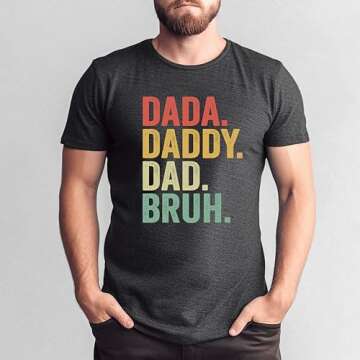 Dada Daddy Dad Bruh Shirt, Sarcastic Dad Sublimation, Dada Daddy Dad Bruh Shirt, Dad Bruh shirt Happ...