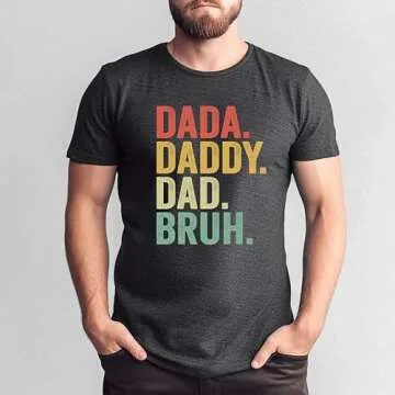 Dada Daddy Dad Bruh Shirt, Sarcastic Dad Sublimation, Happy Father's Day Shirt