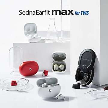 AZLA SednaEarfit MAX Earbud Tips Compatible with Top Brands