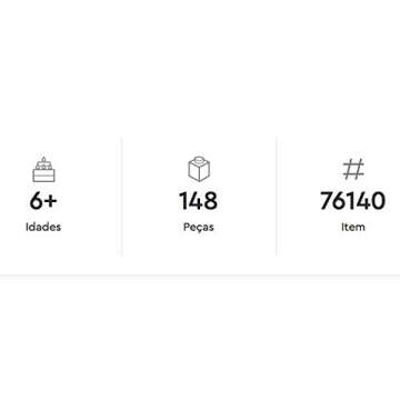 Lego Marvel Avengers Iron Man Mech 76140 Kids’ Superhero Mech Figure, Building Toy with Iron Man Mech and Minifigure (148 Pieces)