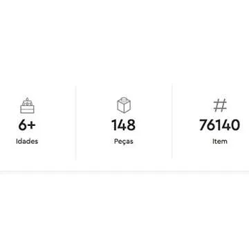 Lego Marvel Avengers Iron Man Mech 76140 Kids’ Superhero Mech Figure, Building Toy with Iron Man Mech and Minifigure (148 Pieces)