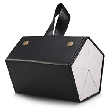 SMARTTOP 5-Slot Travel Sunglasses Organizer Collector - PU Eyeglasses Storage Case Box -Multiple Han...