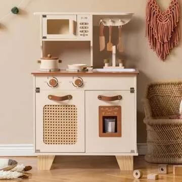 ROBUD Kids Kitchen Playset for Ages 3-8 - Safe Fun!