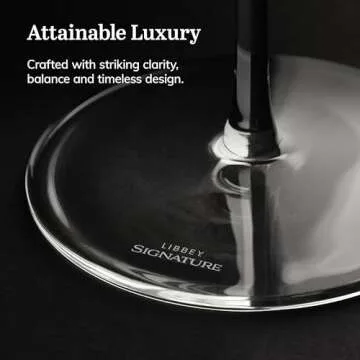 Libbey Signature Kentfield Coupe Cocktail Glasses Set of 4, Coupe Bowl Stemmed Cocktail Glasses, Dishwasher Safe Champagne Coupe Glasses Gift Set