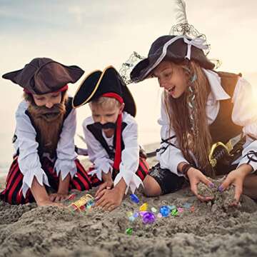 YUJUN Diving Gem Pool Toys with Treasure Chest for Kids