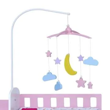 Teamson Kids - Olivia's Classic 6 in 1 Baby Doll Changing Station with Storage, Pretend Play Dolls Furniture, Pink / Purple