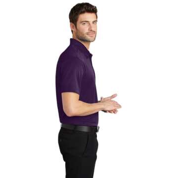 Port Authority Silk Touch Performance Polo. K540, Bright Purple, L