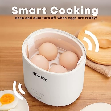 Mojoco Mini Rapid Egg Cooker for Perfect Egg Cooking