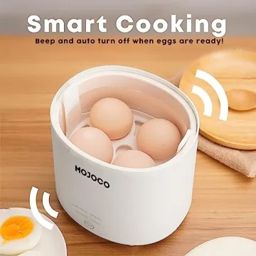 Mojoco Mini Rapid Egg Cooker for Perfect Egg Cooking