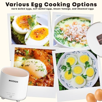 Mojoco Mini Rapid Egg Cooker for Perfect Egg Cooking