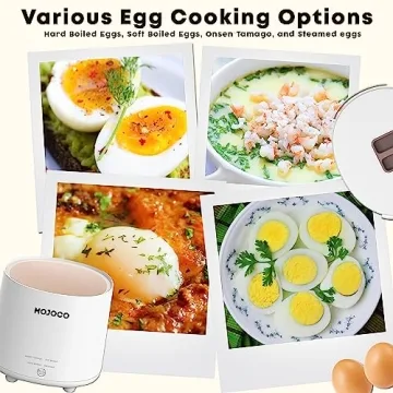 Mojoco Mini Rapid Egg Cooker for Perfect Egg Cooking