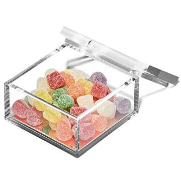 Stylish OfficeGoods Acrylic Desk Organizer with Silver Base