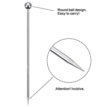 Stainless Steel Cocktail Picks Set - 15 Pieces for All Occasions