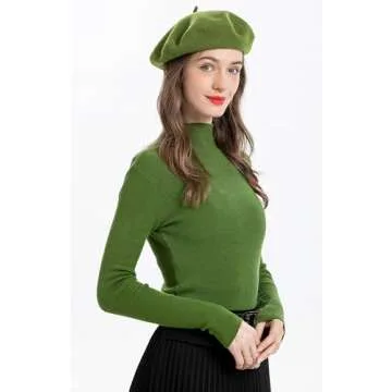 Stylish Wool Beret Hat for Women – Perfect for Winter