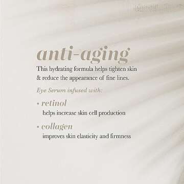Pearlesssence Anti-Aging Eye Serum with Retinol & Collagen - Helps Reduce Fine Lines & Wrinkles | Gentle & Lightweight Formula | Plumps & Tightens | Made in USA & Cruelty Free (1oz)