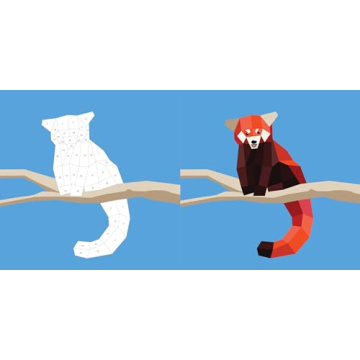 Paint by Sticker Kids: Zoo Animals Art Activity