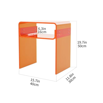 Stylish Solaround Clear Acrylic End Table for Every Decor