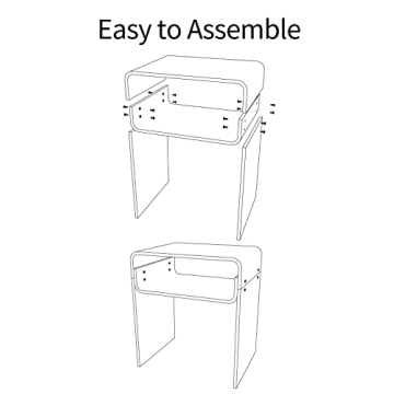 Stylish Solaround Clear Acrylic End Table for Every Decor