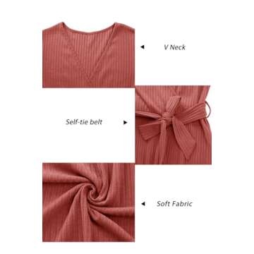 Stylish Newshows Fall Sweater Dress with Pockets