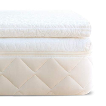 Happsy Organic Latex Queen Mattress Topper for Better Sleep