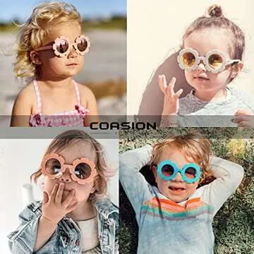 COASION Polarized Kids Sunglasses with UV400 Protection