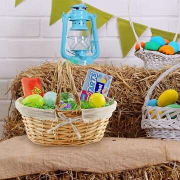 Stylish Cornucopia Wicker Basket with Handles for All Occasions