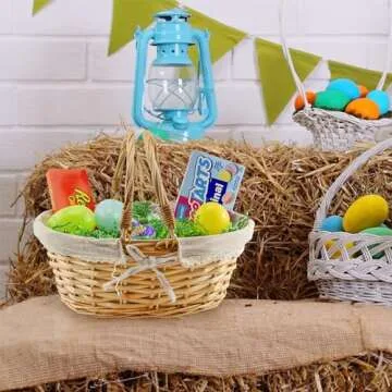 Stylish Cornucopia Wicker Basket with Handles for All Occasions