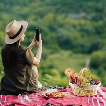Stylish Cornucopia Wicker Basket with Handles for All Occasions
