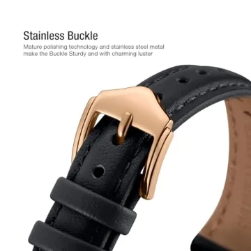 Stylish WFEAGL Leather Apple Watch Band for Women