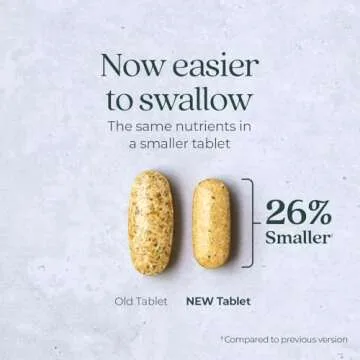 New Chapter Men's Multivitamin for Immune, Stress, Heart + Energy Support with Fermented Nutrients - Every Man's One Daily, Made with Organic Vegetables & Herbs, Non-GMO, Gluten Free - 72 ct